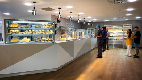 Cossiga LINEAR LS and COUNTER-TOP STG cabinets at Wellington Hospital